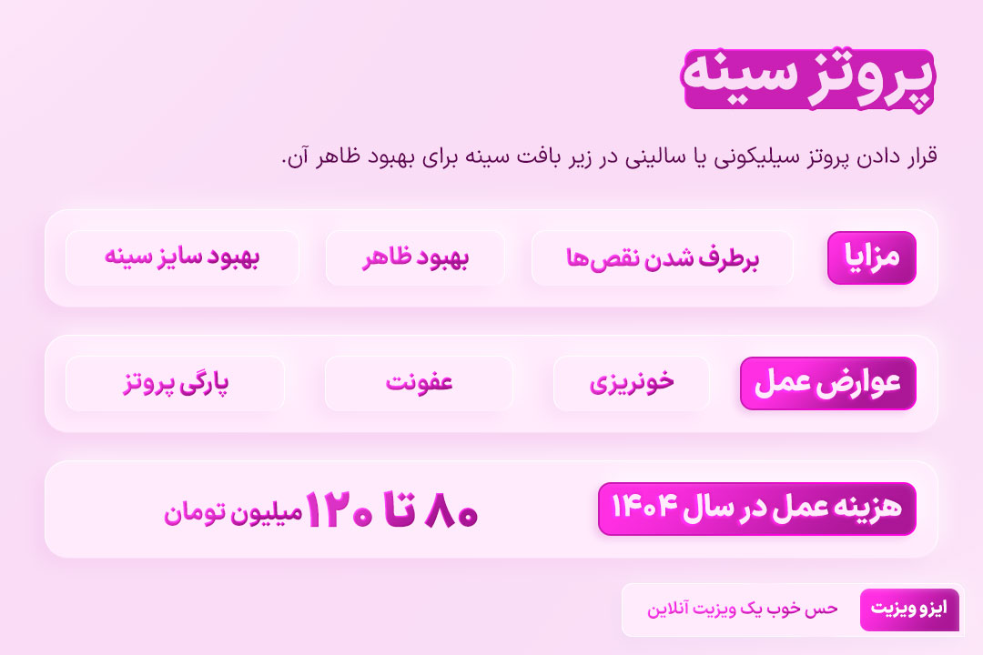هزینه جراحی پروتز سینه در تهران - بهترین جراح پروتز سینه در تهران