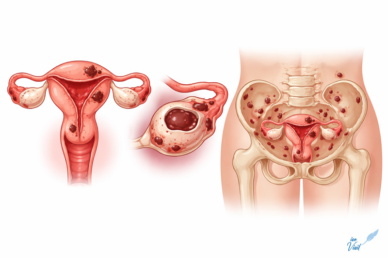انواع آندومتریوز در زنان
